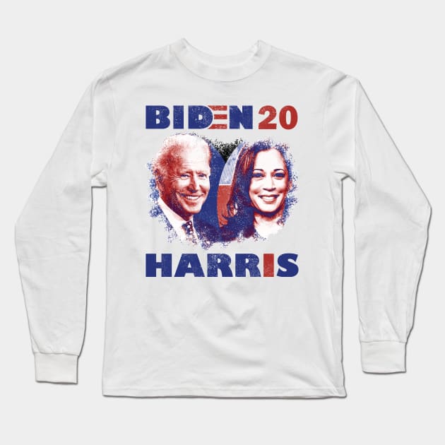 Joe Biden Kamala Harris 2020 Election Democrat Liberal T-Shirt Long Sleeve T-Shirt by Meryarts